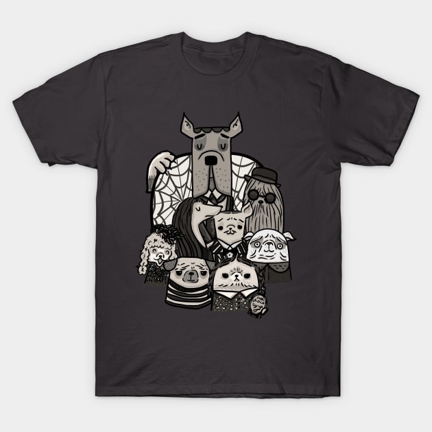 Addams Family T-Shirt by Fluffymafi